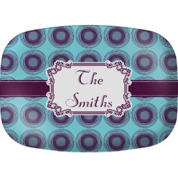 Concentric Circles Melamine Platter (Personalized)