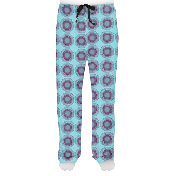 Concentric Circles Men's Pjs Front - on model