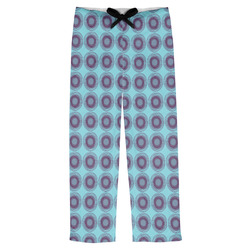Concentric Circles Mens Pajama Pants (Personalized)