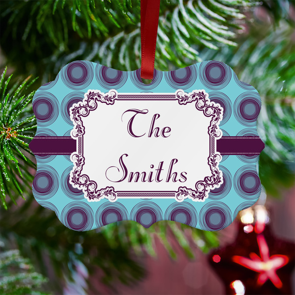 Concentric Circles Metal Benilux Ornament - Lifestyle