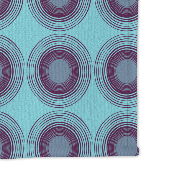 Concentric Circles Microfiber Dish Rag - DETAIL