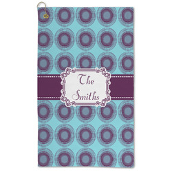 Concentric Circles Microfiber Golf Towel (Personalized)