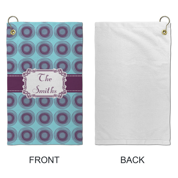 Concentric Circles Microfiber Golf Towels - Small - APPROVAL