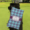 Concentric Circles Microfiber Golf Towels - Small - LIFESTYLE