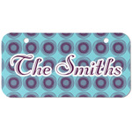 Concentric Circles Mini/Bicycle License Plate (2 Holes) (Personalized)