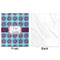 Concentric Circles Minky Blanket - 50"x60" - Single Sided - Front & Back