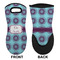 Concentric Circles Neoprene Oven Mitt (Front & Back)