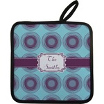 Concentric Circles Pot Holder w/ Name or Text