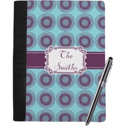 Concentric Circles Notebook Padfolio - Large w/ Name or Text