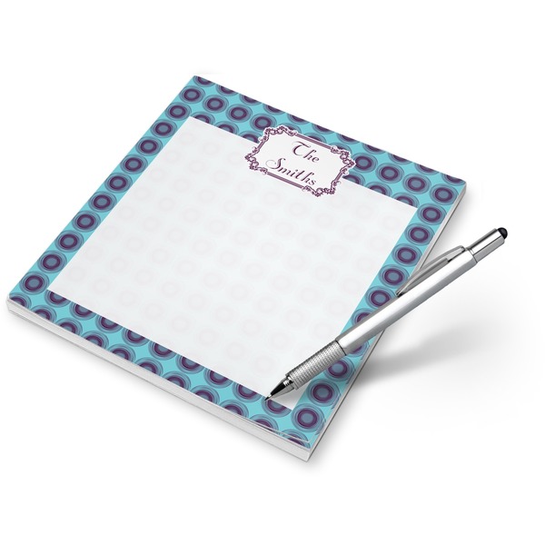 Custom Concentric Circles Notepad (Personalized)