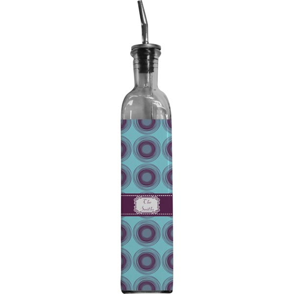 Custom Concentric Circles Oil Dispenser Bottle (Personalized)