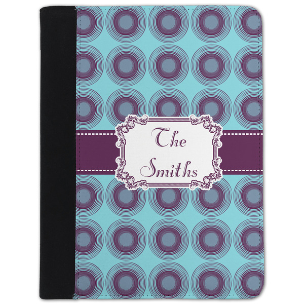 Custom Concentric Circles Padfolio Clipboard - Small (Personalized)