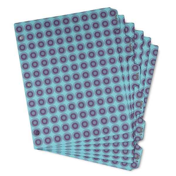 Concentric Circles Page Dividers - Set of 6 - Main/Front