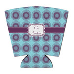 Concentric Circles Party Cup Sleeve - with Bottom (Personalized)