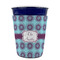 Concentric Circles Party Cup Sleeves - without bottom - FRONT (on cup)