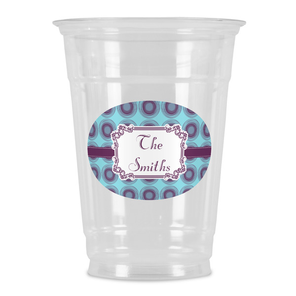 Custom Concentric Circles Party Cups - 16oz (Personalized)