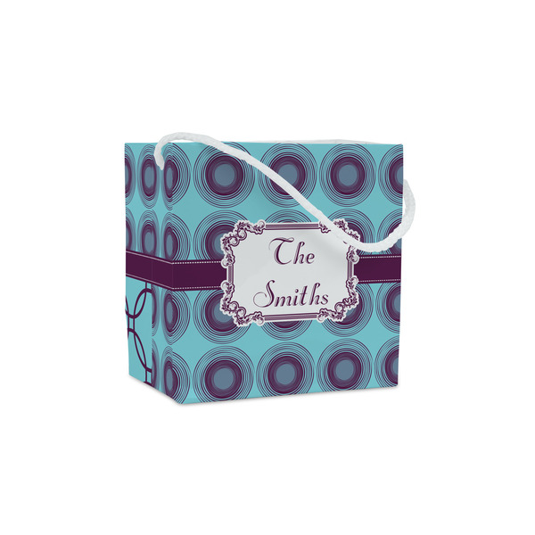 Custom Concentric Circles Party Favor Gift Bags (Personalized)