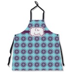 Concentric Circles Apron Without Pockets w/ Name or Text