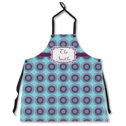 Concentric Circles Apron Without Pockets w/ Name or Text