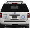 Concentric Circles Personalized Car Magnets on Ford Explorer