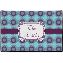 Concentric Circles Door Mat - 36"x24" (Personalized)