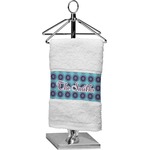 Concentric Circles Cotton Finger Tip Towel (Personalized)