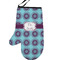 Concentric Circles Personalized Oven Mitt - Left