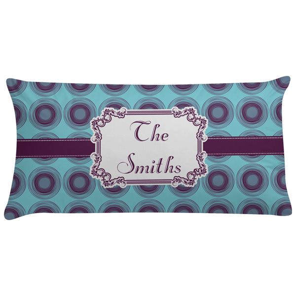 Custom Concentric Circles Pillow Case - King (Personalized)