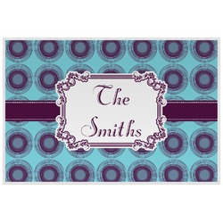Concentric Circles Laminated Placemat w/ Name or Text