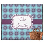 Concentric Circles Outdoor Picnic Blanket (Personalized)