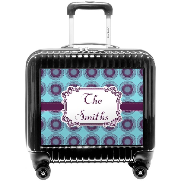 Custom Concentric Circles Pilot / Flight Suitcase (Personalized)