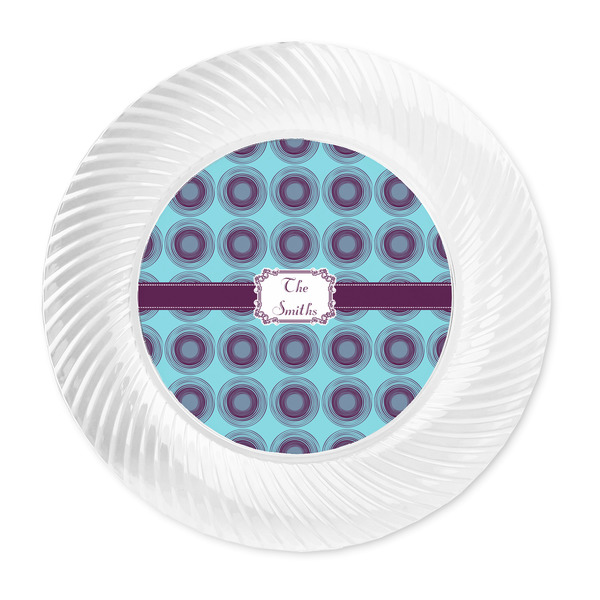 Concentric Circles Plastic Party Dinner Plates - Approval