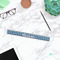 Concentric Circles Plastic Ruler - 12" - LIFESTYLE