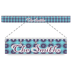 Concentric Circles Plastic Ruler - 12" (Personalized)