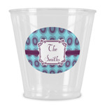 Concentric Circles Plastic Shot Glass (Personalized)