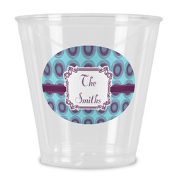 Concentric Circles Plastic Shot Glass (Personalized)