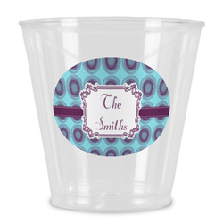 Concentric Circles Plastic Shot Glass (Personalized)