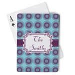 Concentric Circles Playing Cards (Personalized)