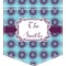 Concentric Circles Iron On Faux Pocket (Personalized)