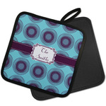 Concentric Circles Pot Holder w/ Name or Text