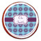 Concentric Circles Printed Icing Circle - Large - On Cookie