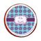 Concentric Circles Printed Icing Circle - Medium - On Cookie