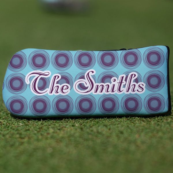 Custom Concentric Circles Blade Putter Cover (Personalized)