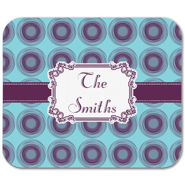 Concentric Circles Rectangular Mouse Pad - APPROVAL