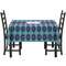 Concentric Circles Rectangular Tablecloths - Side View