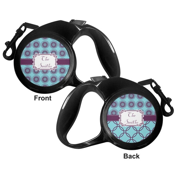 Concentric Circles Retractable Dog Leash - Medium Large - Apvl