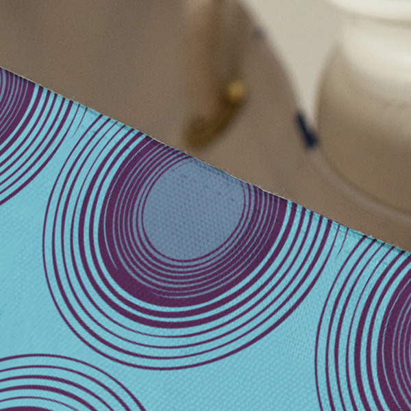 Concentric Circles Large Rope Tote - Close Up View