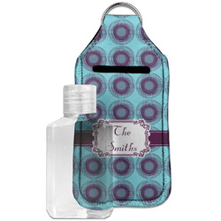 Concentric Circles Hand Sanitizer & Keychain Holder - Large (Personalized)