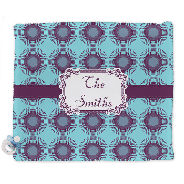 Custom Concentric Circles Security Blanket (Personalized)
