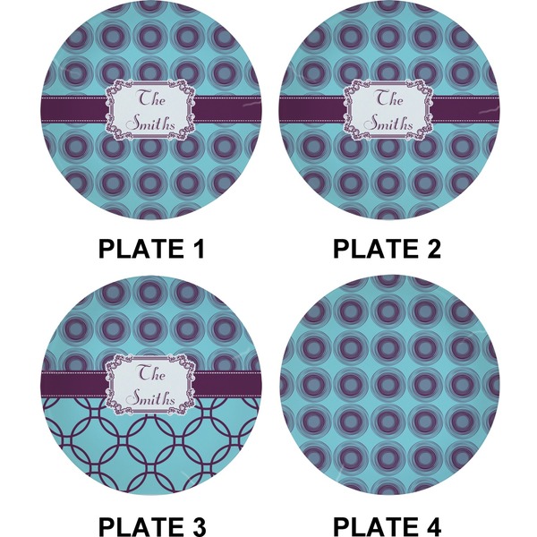 Concentric Circles Set of Appetizer / Dessert Plates (Approval)